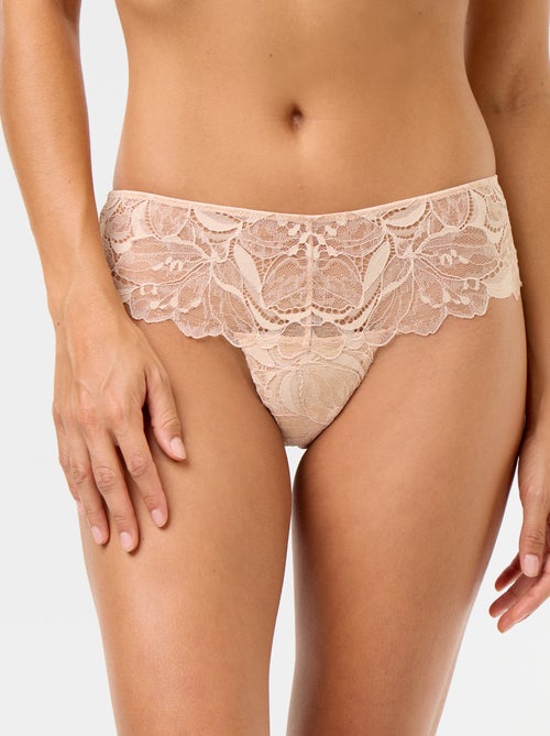 Tanga de renda com lantejoulas - Kiabi Tanga de renda com lantejoulas - Kiabi