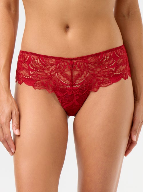 Tanga de renda com lantejoulas - Kiabi Tanga de renda com lantejoulas - Kiabi