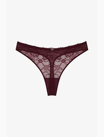 Tanga de renda feminina penti