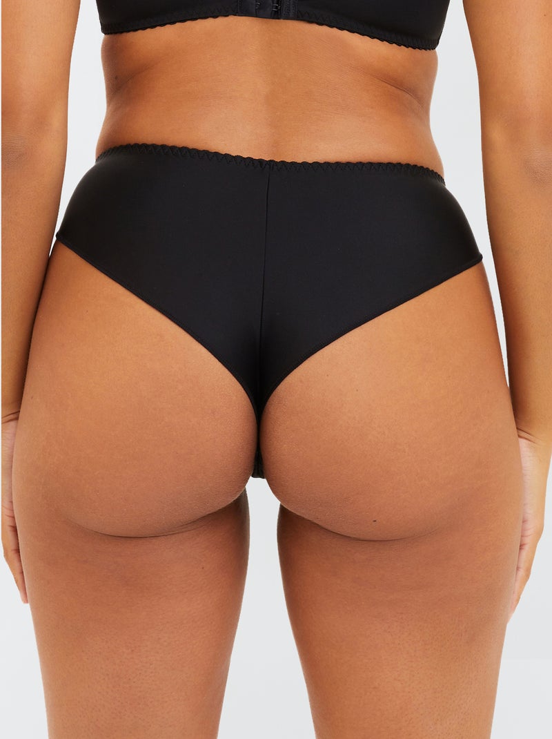Tanga de renda 'Sans complexe' VERMELHO - Kiabi