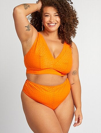 Tanga de renda transparente