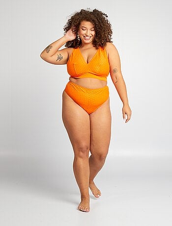Tanga de renda transparente