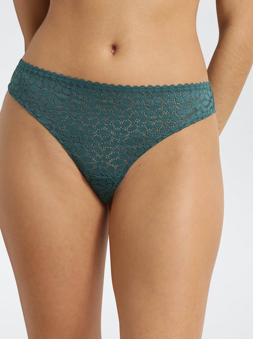 Tanga 'Dim' em renda - Kiabi