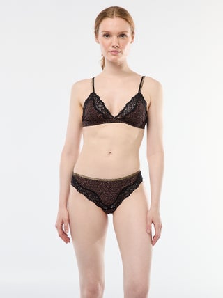 Tanga em microfibra estampada