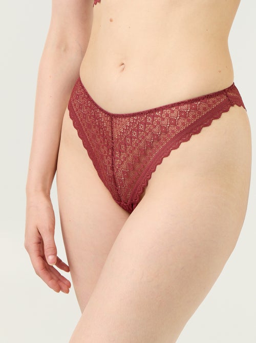 Tanga em renda - Kiabi Tanga em renda - Kiabi