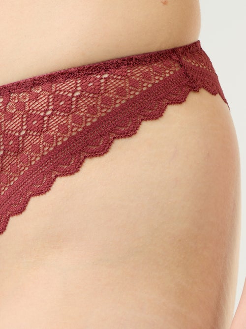 Tanga em renda - Kiabi Tanga em renda - Kiabi