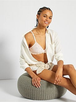 Tanga em renda 'Mojito Lingerie' - Kiabi