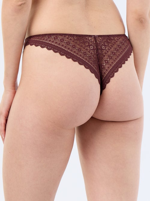 Tanga em renda - Kiabi