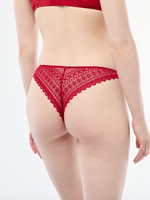 Tanga em renda - Kiabi