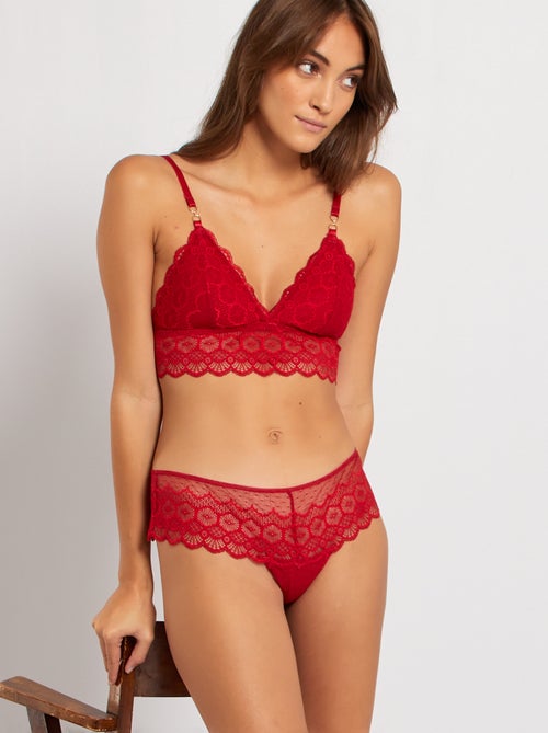 Tanga em renda - Kiabi