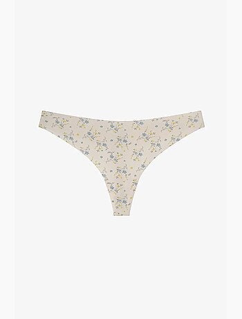 Tanga estampada com corte a laser penti