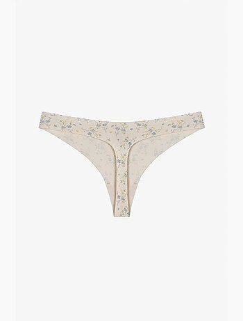Tanga estampada com corte a laser penti