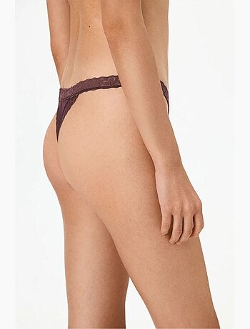 Tanga feminina confortável de algodão penti