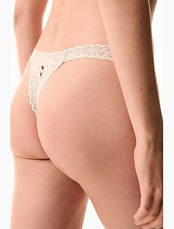 Tanga floral descontraída penti