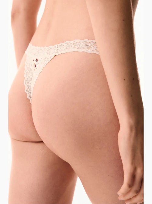 Tanga floral descontraída penti - Kiabi