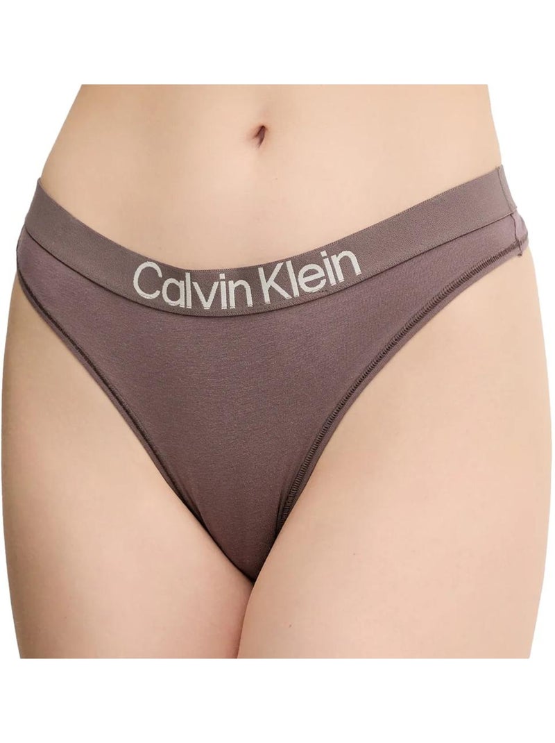 Tanga Marron para Mulher Calvin Klein Jeans Castanho-capuccino - Kiabi