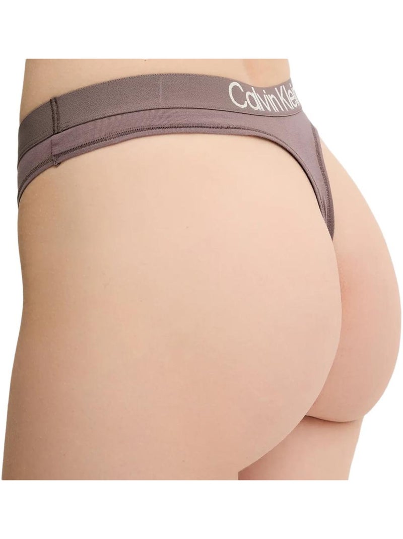 Tanga Marron para Mulher Calvin Klein Jeans Castanho-capuccino - Kiabi