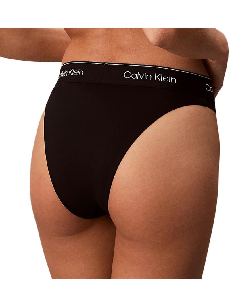 Tanga String Calvin Klein Jeans Noir para Mulher Preto - Kiabi