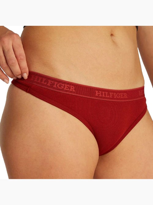 Tanga Vermelha para Mulher Tommy Hilfiger - Kiabi Tanga Vermelha para Mulher Tommy Hilfiger - Kiabi