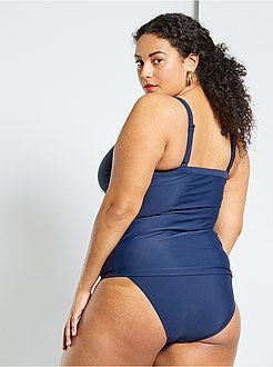 Tankini com decote em V - Kiabi