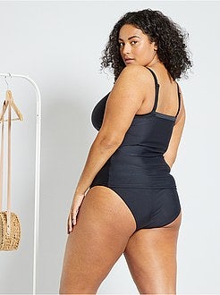 Tankini com decote em V - Kiabi