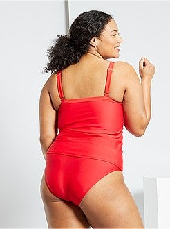 Tankini com decote em V - Kiabi