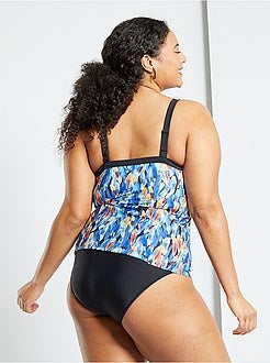 Tankini de 2 peças estampado - Kiabi