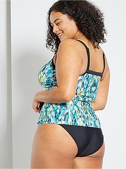 Tankini de 2 peças estampado - Kiabi