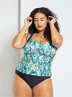 Tankini de 2 peças estampado - Kiabi