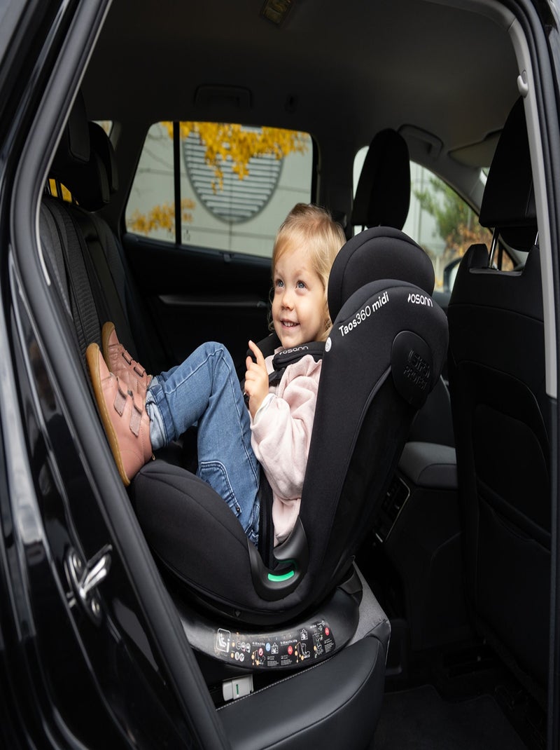 Taos360 midi i-size cadeira auto-bebé/criança - 76-150 cm Preto Preto - Kiabi