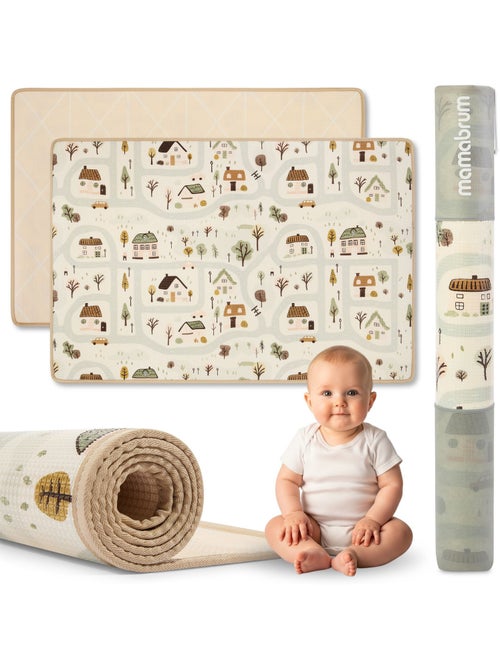 Tapete atividades esponja xpe infantil 180x120cm dupla face cidade mamabrum - Kiabi Tapete atividades esponja xpe infantil 180x120cm dupla face cidade mamabrum - Kiabi