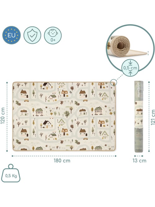 Tapete atividades esponja xpe infantil 180x120cm dupla face cidade mamabrum - Kiabi Tapete atividades esponja xpe infantil 180x120cm dupla face cidade mamabrum - Kiabi