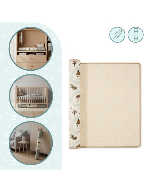 Tapete atividades esponja xpe infantil 180x120cm dupla face cidade mamabrum - Kiabi Tapete atividades esponja xpe infantil 180x120cm dupla face cidade mamabrum - Kiabi