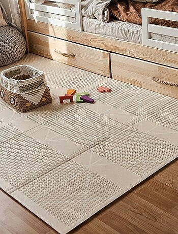 Tapete de atividades dobrável de dupla face 180 x 120 cm para bebés