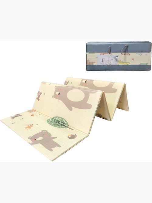 Tapete de atividades dobrável xxl 180x200 cm – espuma xpe dupla face - Kiabi Tapete de atividades dobrável xxl 180x200 cm – espuma xpe dupla face - Kiabi