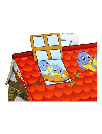 Tapete de atividades para bebé 2 em 1 LIONELO Agnes – Tapete plano com arcos e tapete com casinha