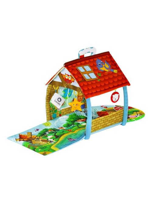 Tapete de atividades para bebé 2 em 1 LIONELO Agnes – Tapete plano com arcos e tapete com casinha - Kiabi Tapete de atividades para bebé 2 em 1 LIONELO Agnes – Tapete plano com arcos e tapete com casinha - Kiabi