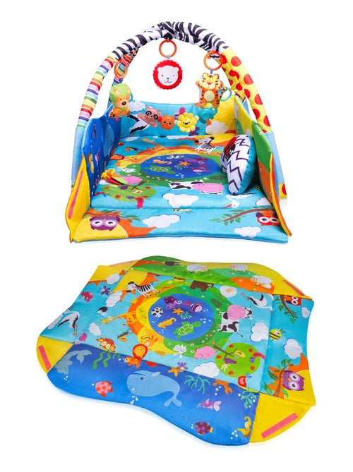 Tapete de atividades para bebé LIONELO Anika 2 em 1 – Parque infantil – 98 x 114 cm – Lavável - Kiabi Tapete de atividades para bebé LIONELO Anika 2 em 1 – Parque infantil – 98 x 114 cm – Lavável - Kiabi