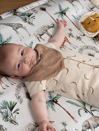Tapete de atividades reversível em algodão para bebê | sevira kids