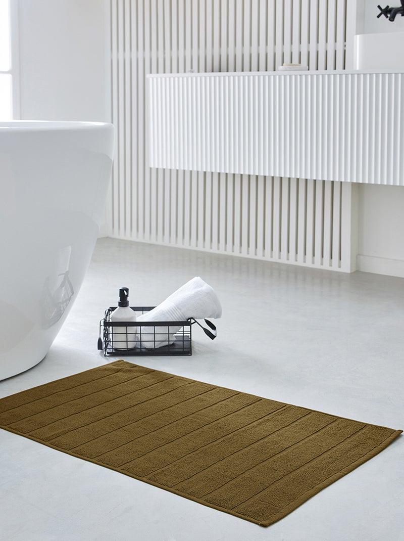 Tapete de banho 80 x 50 cm Bronze - Kiabi