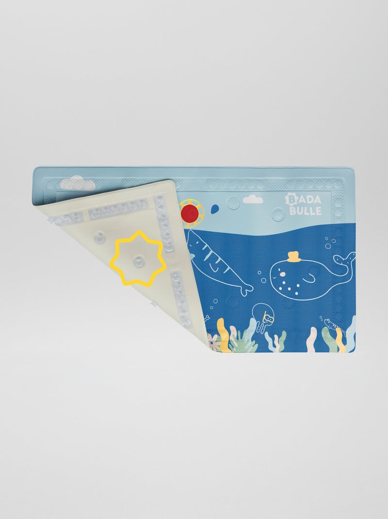 Tapete de banho antiderrapante 'Badabulle' AZUL - Kiabi