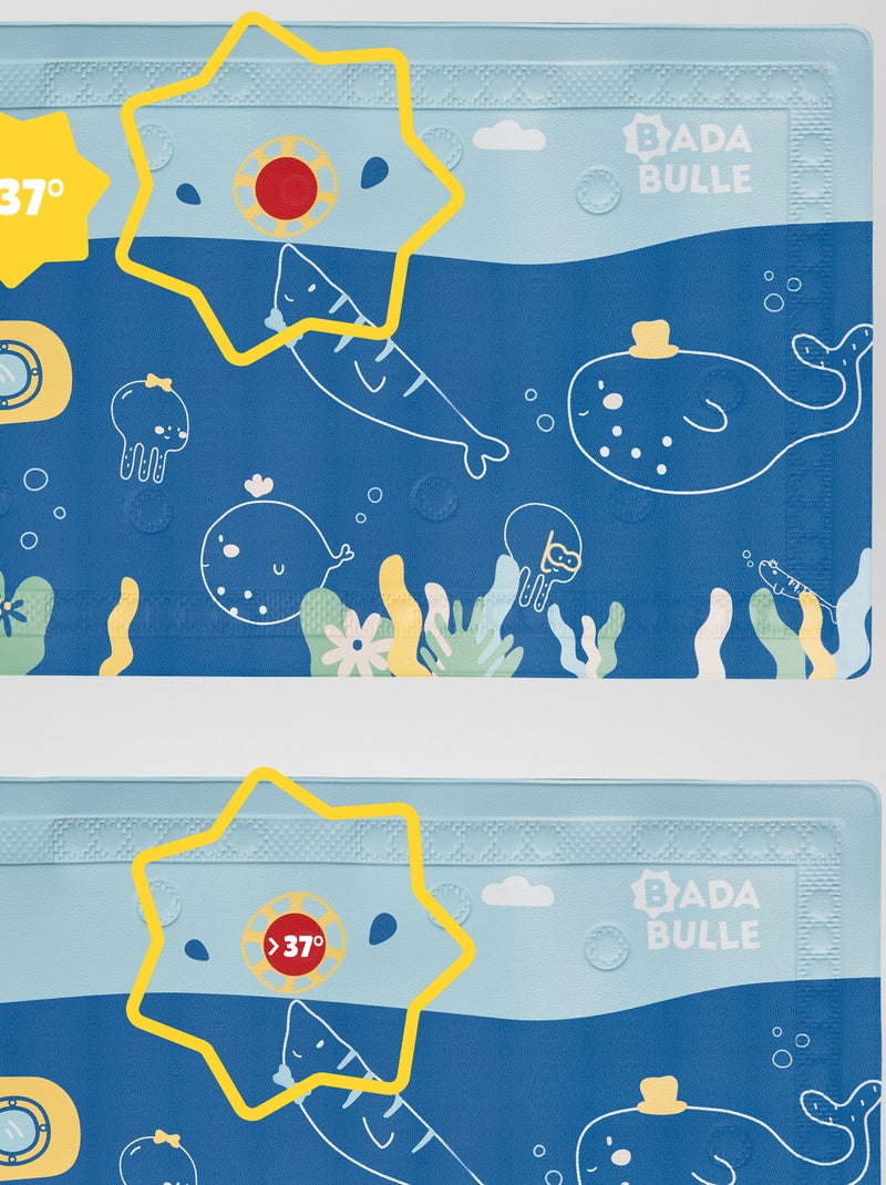 Tapete de banho antiderrapante 'Badabulle' AZUL - Kiabi