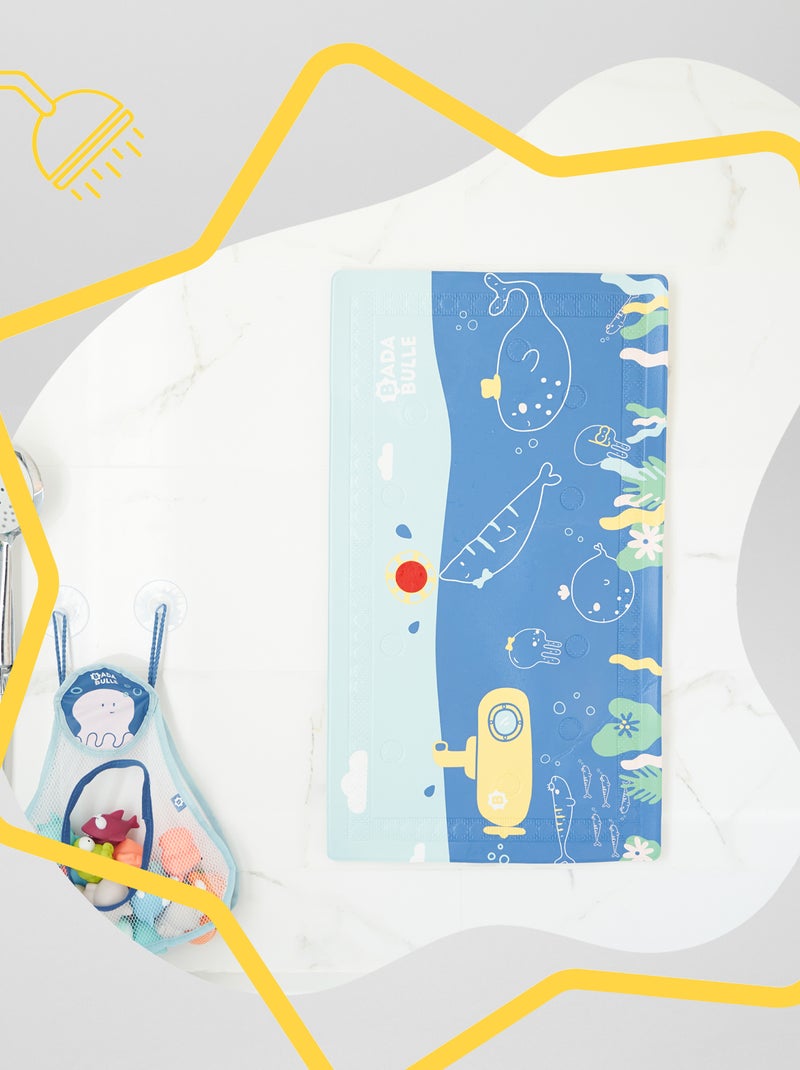 Tapete de banho antiderrapante 'Badabulle' AZUL - Kiabi