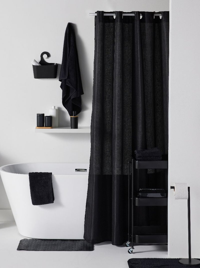 Tapete de banho antiderrapante Preto - Kiabi