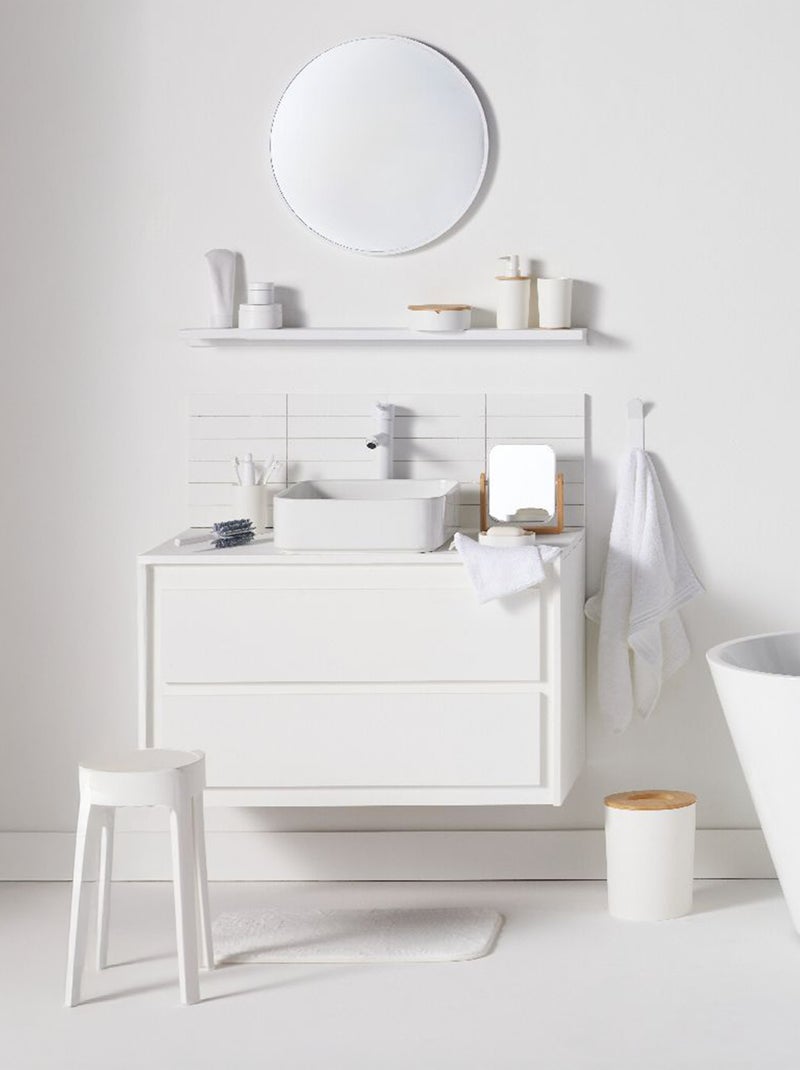 Tapete de banho ultra suave (40 x 60 cm) Branco - Kiabi