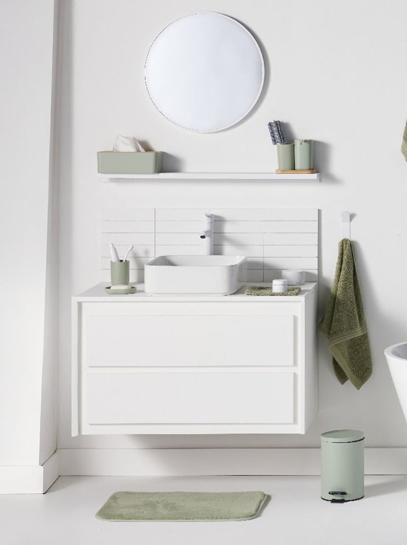 Tapete de banho ultra suave (40 x 60 cm) VERDE - Kiabi