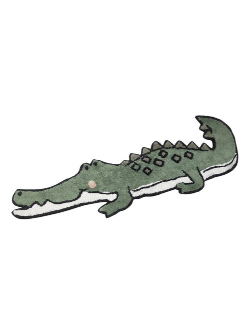 Tapete de crocodilo em algodão tufado - Kiabi
