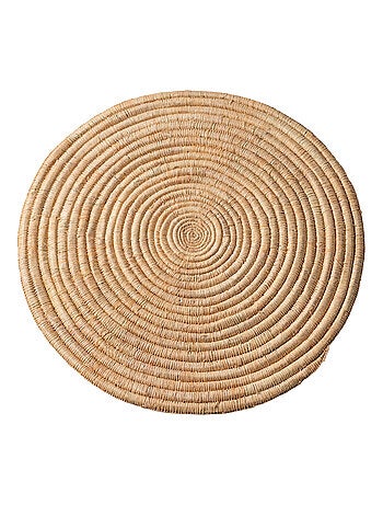 Tapete de mesa em fibra de palmeira