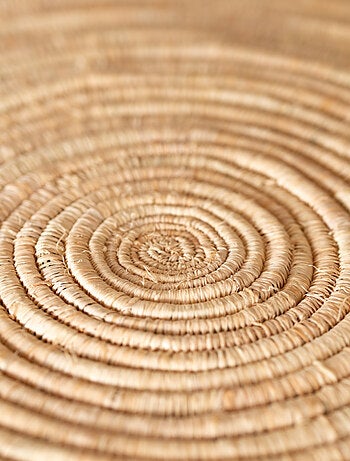Tapete de mesa em fibra de palmeira