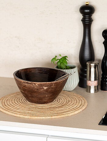 Tapete de mesa em fibra de palmeira